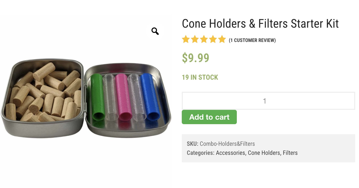 Cone Holders + Filters