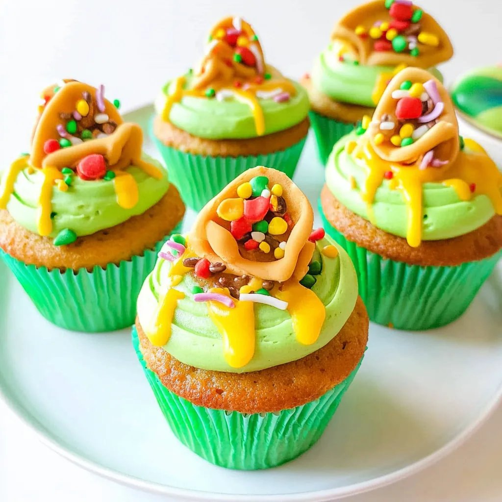 Taco Cupcakes for Cinco De Mayo: A Flavorful Fiesta Delight