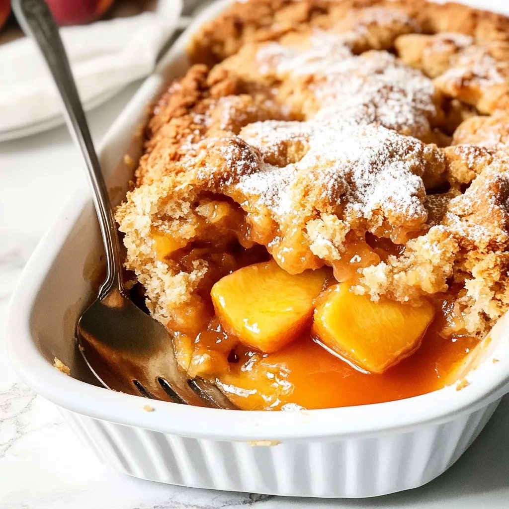 peach cobbler canned peaches recipes: Juicy and Irresistible