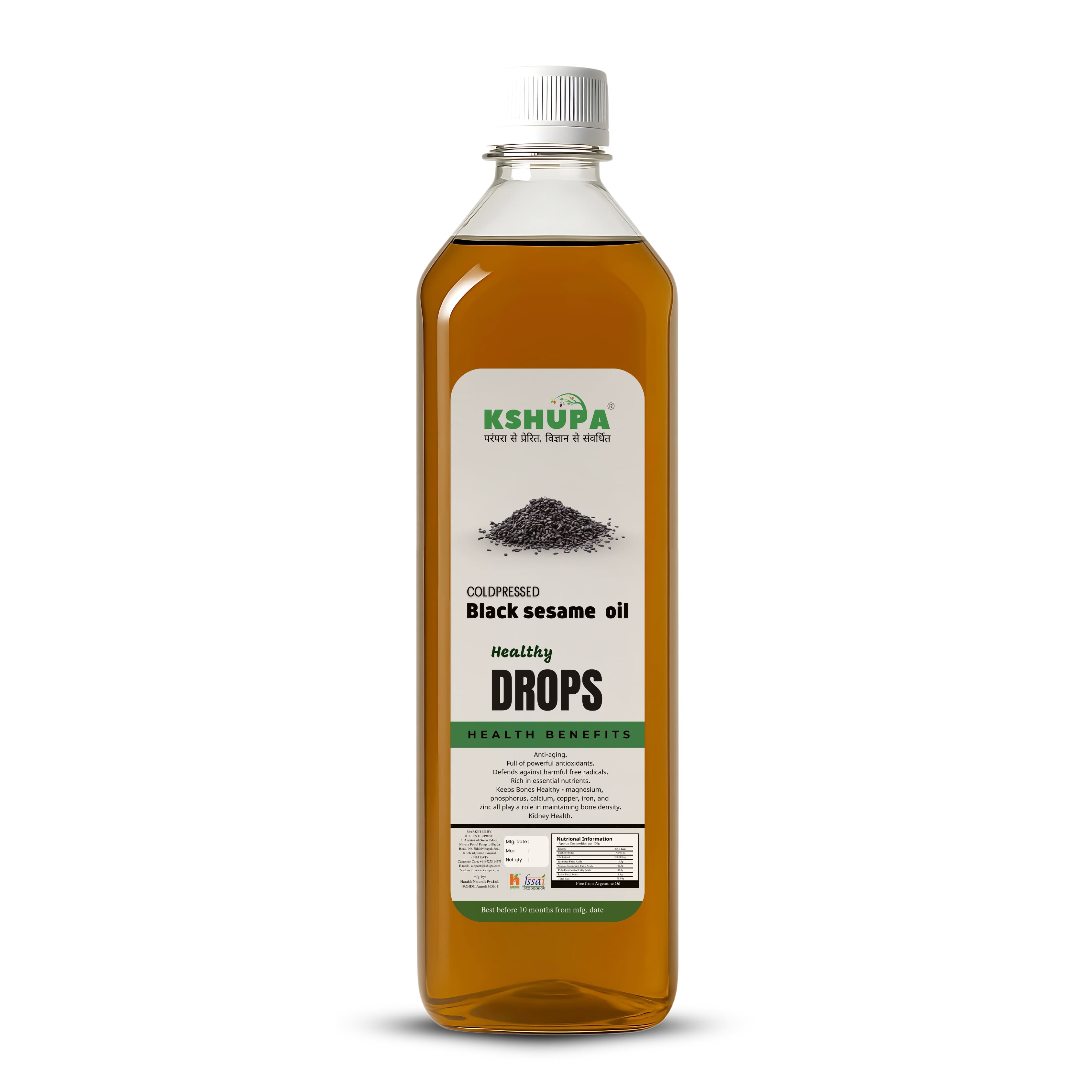 1L COLD PRESSED BLACK SESAME OIL