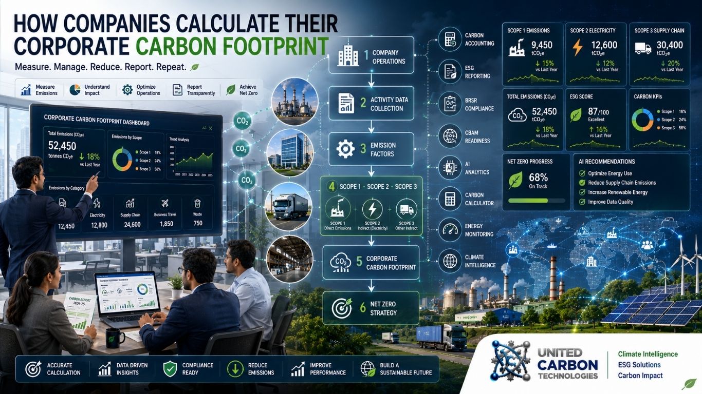 How companies calculate corporate carbon footprint