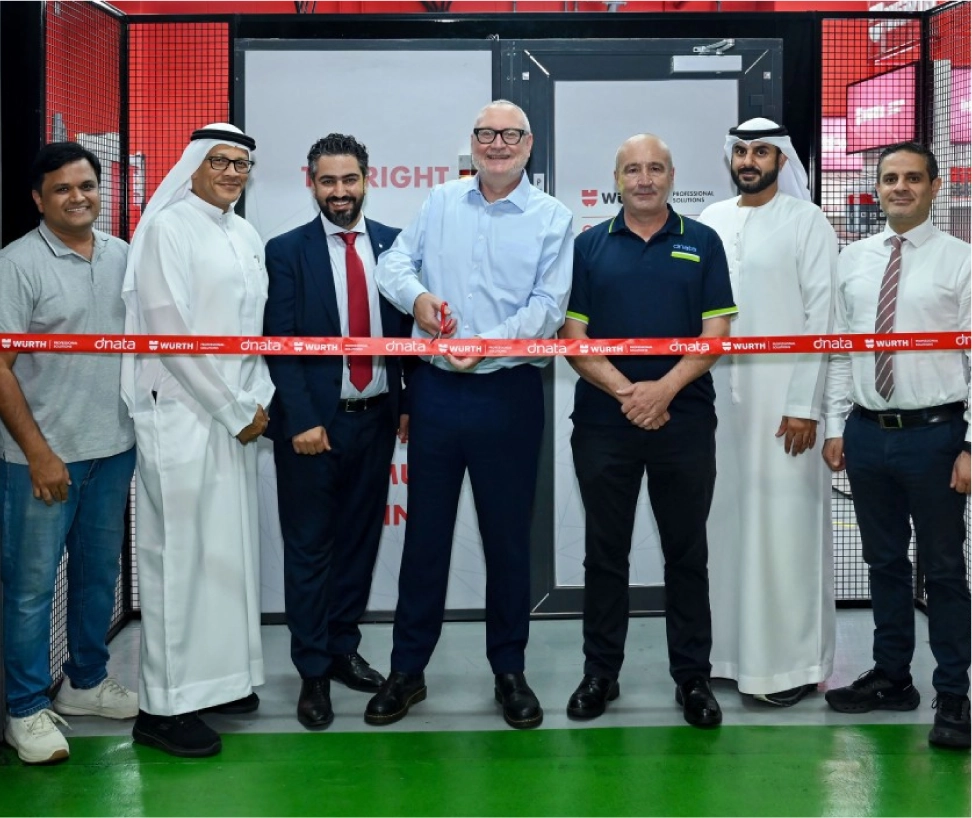 W&uuml;rth Professional Solutions and dnata Smart Hub launch ribbon cutting