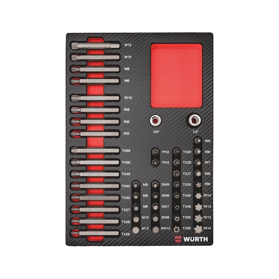 47-piece bit set – Würth workshop tools UAE