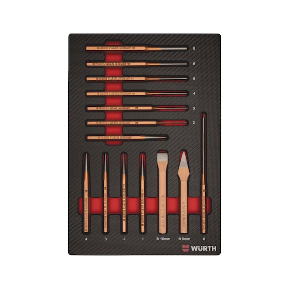 Punch & striking tool set – Würth workshop tools UAE