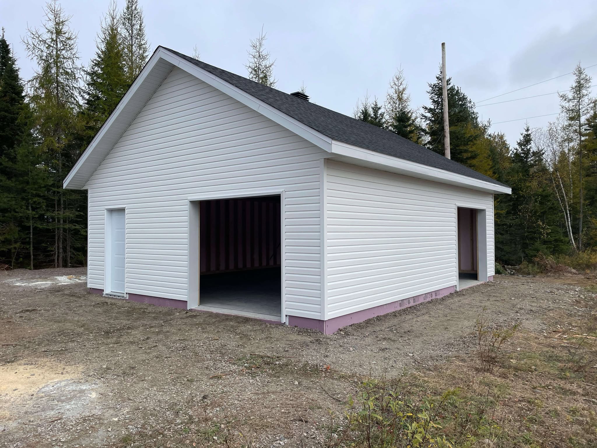 Construction de garage détaché