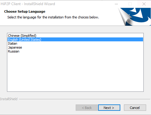 select the language