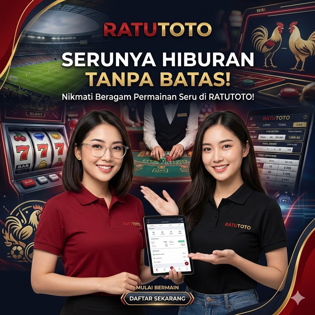 RATUTOTO: Portal Hiburan Terlengkap - Slot Harian & Live Games Terpercaya image 1
