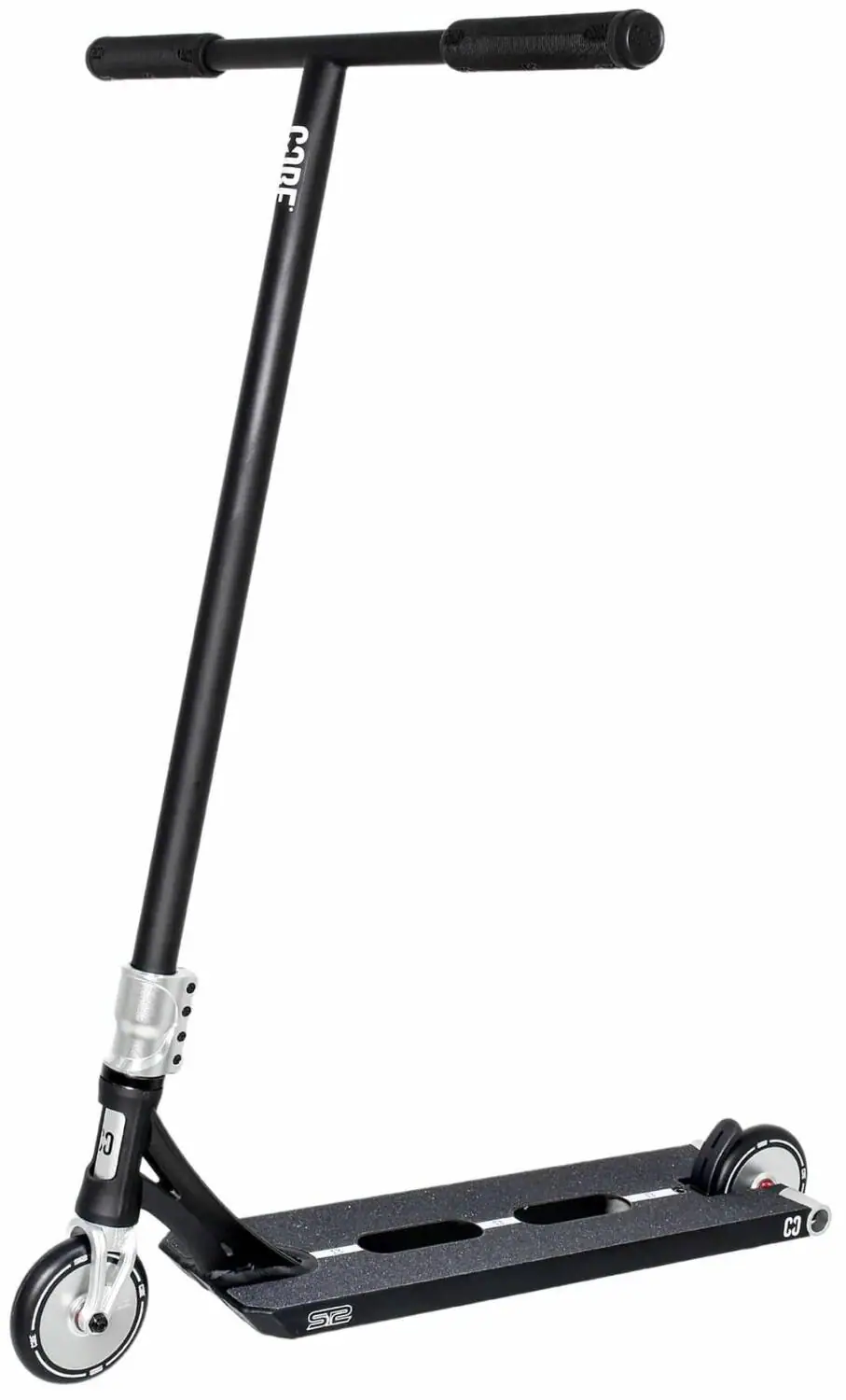 Tõukeratas CORE ST2 Scooter - Must/Hõbe - CORE trikitõukeratas - pro trikiratas, sobib lastele ja professionaalidele