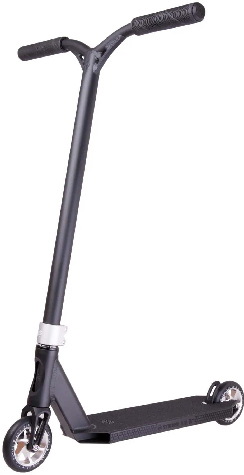 Tõukeratas Striker Lux 5 Trick Scooter - Must/Hõbe - Striker trikitõukeratas - pro trikiratas, sobib lastele ja professionaalidele