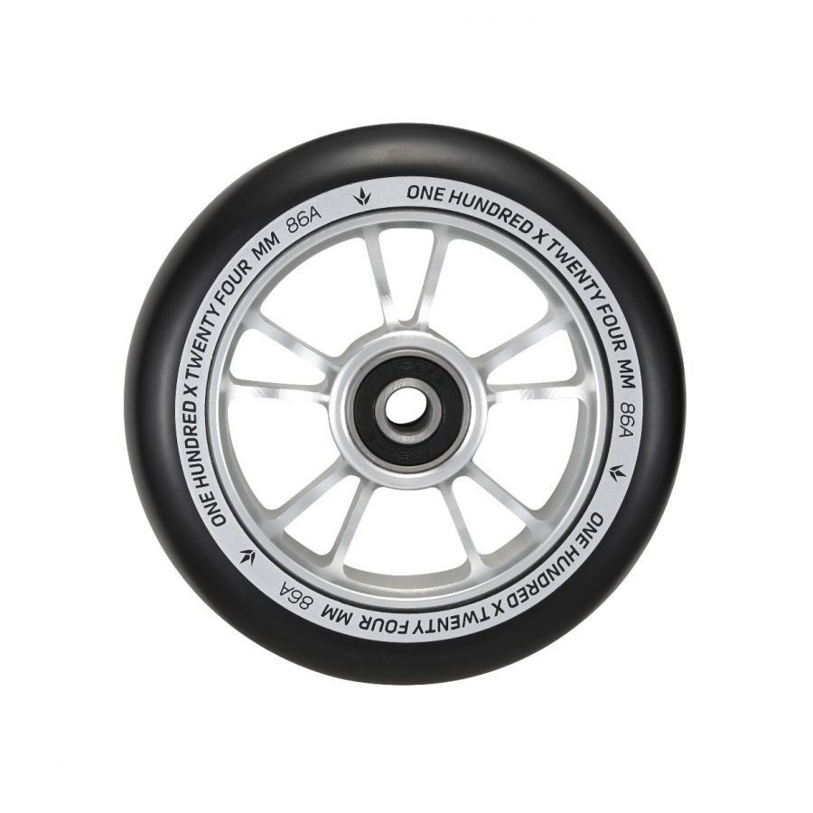 Blunt Wheel 10 Spokes 100mm Must/Valge