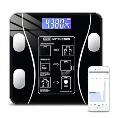 balança corporal digital de banheiro ônix 180kg - relaxmedic