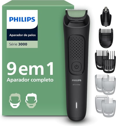philips multigroom aparador de pelos 9 em 1, bivolt - mg3927/15