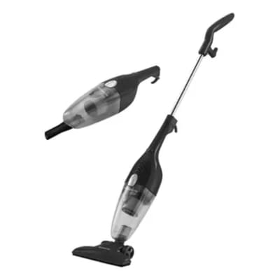 aspirador de pó vertical com fio portátil de mão 2 em 1 1450w de potencia e 1,6 litros de capacidade com filtro hepa electrolux stk15 cinza-escuro