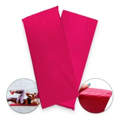 colchonete 90x40x3 academia impermeável fit yoga ginastica preto