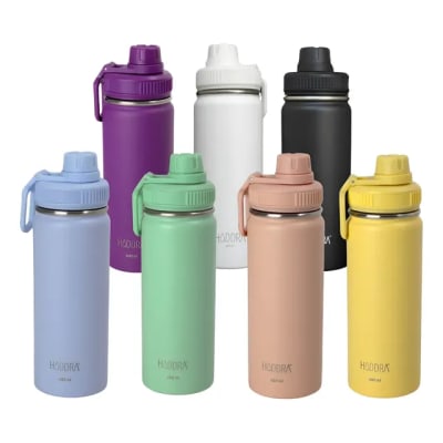 garrafa térmica 600 ml inox fitness academia hiddra gelado