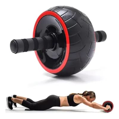 roda abdominal larga fitness mbfit polipropileno preto 120kg antiderrapante