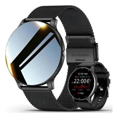 smartwatch esportivo masculina relógio inteligente redondo