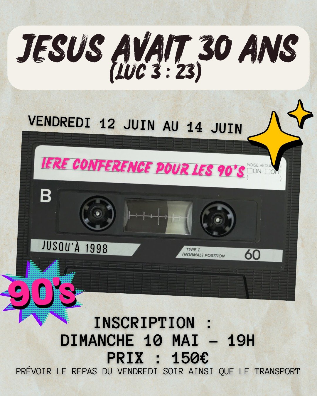 Conférence DCO - Jésus avait 30ans