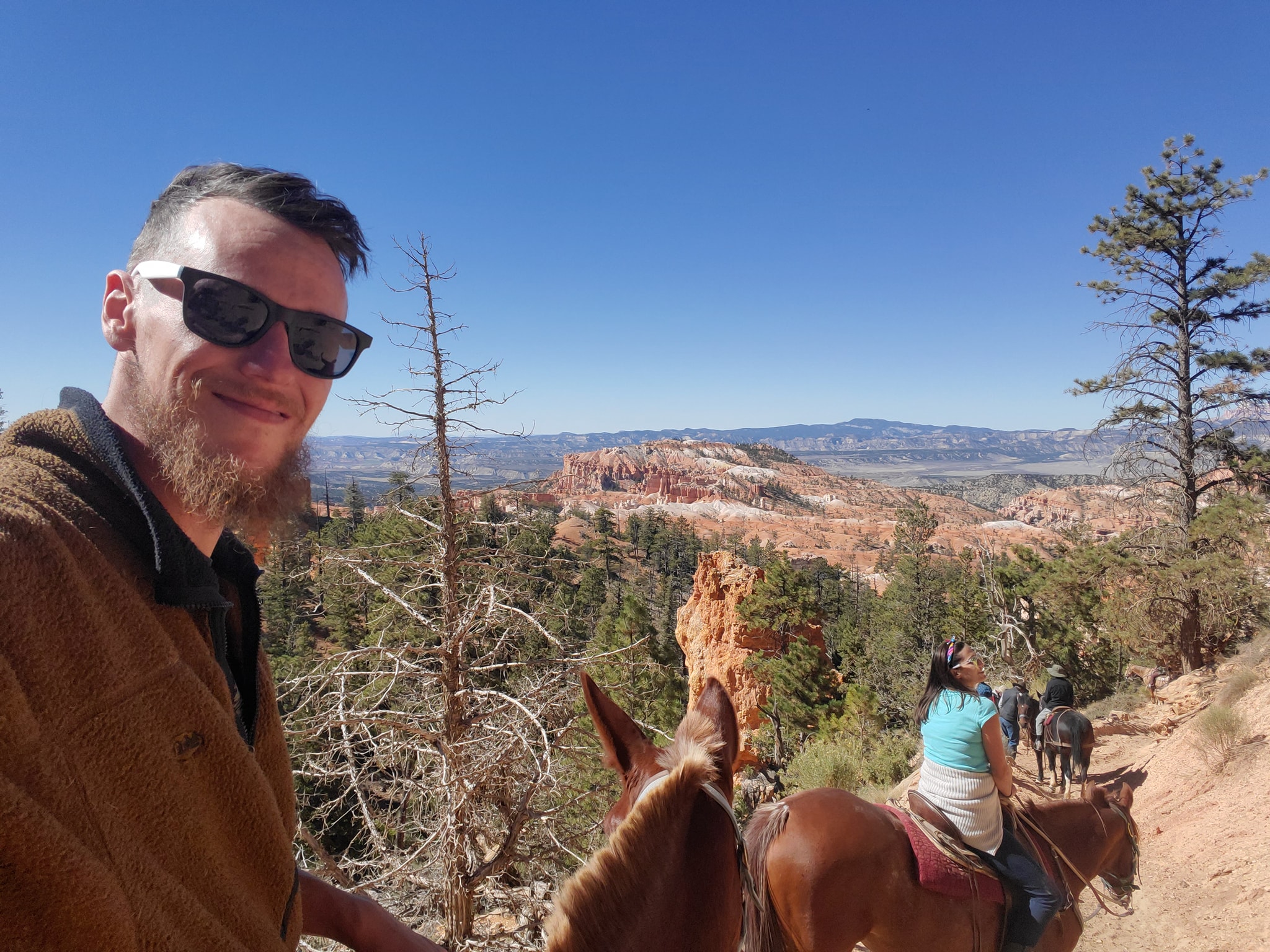 James Jernigan riding horseback in Bryce Canyon