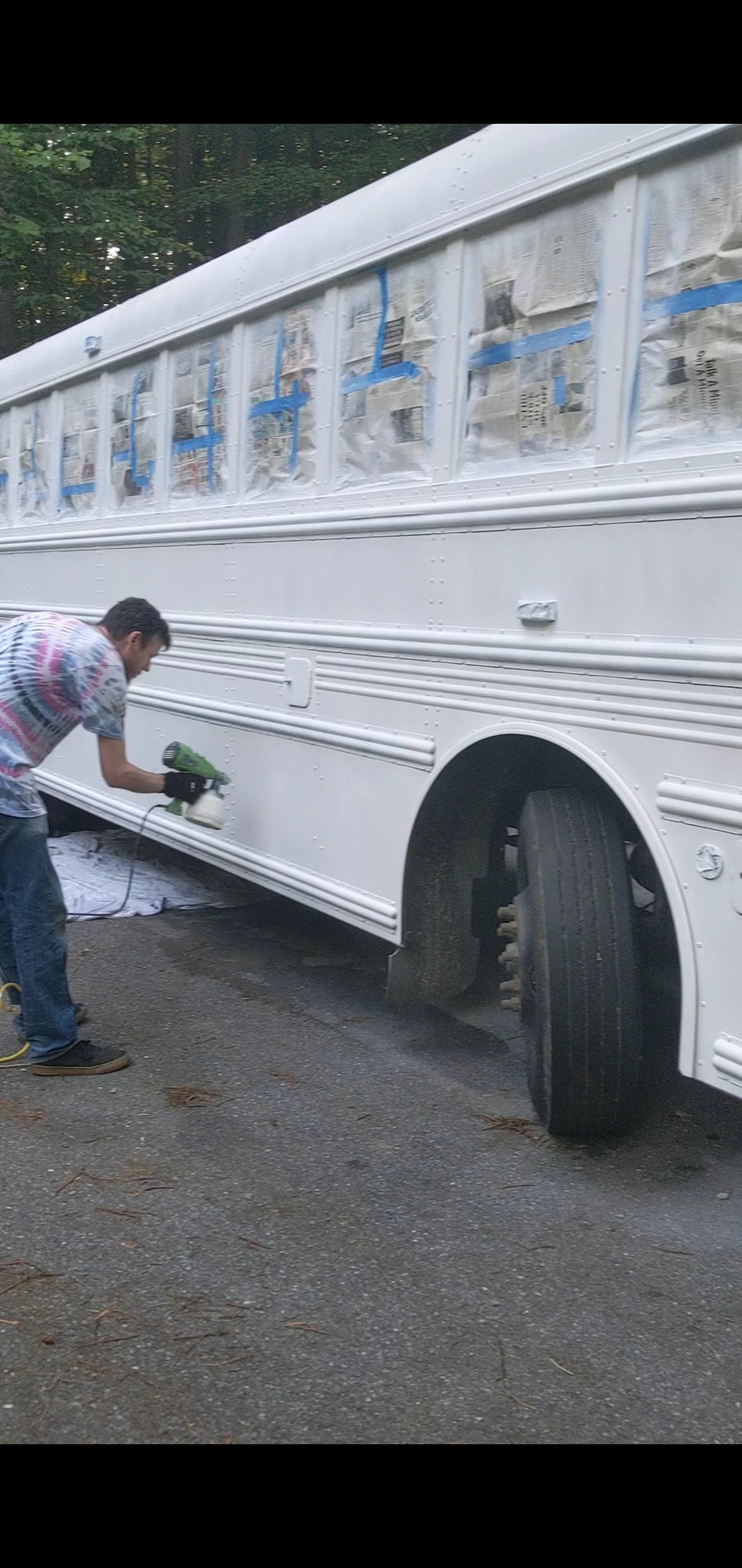 Primered School Bus