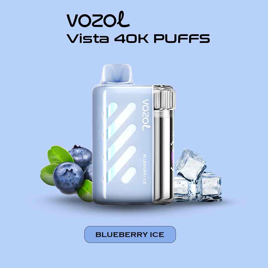 Vozol - Blueberry Ice (40000 Puffs - Vista - 5ml/15ml)