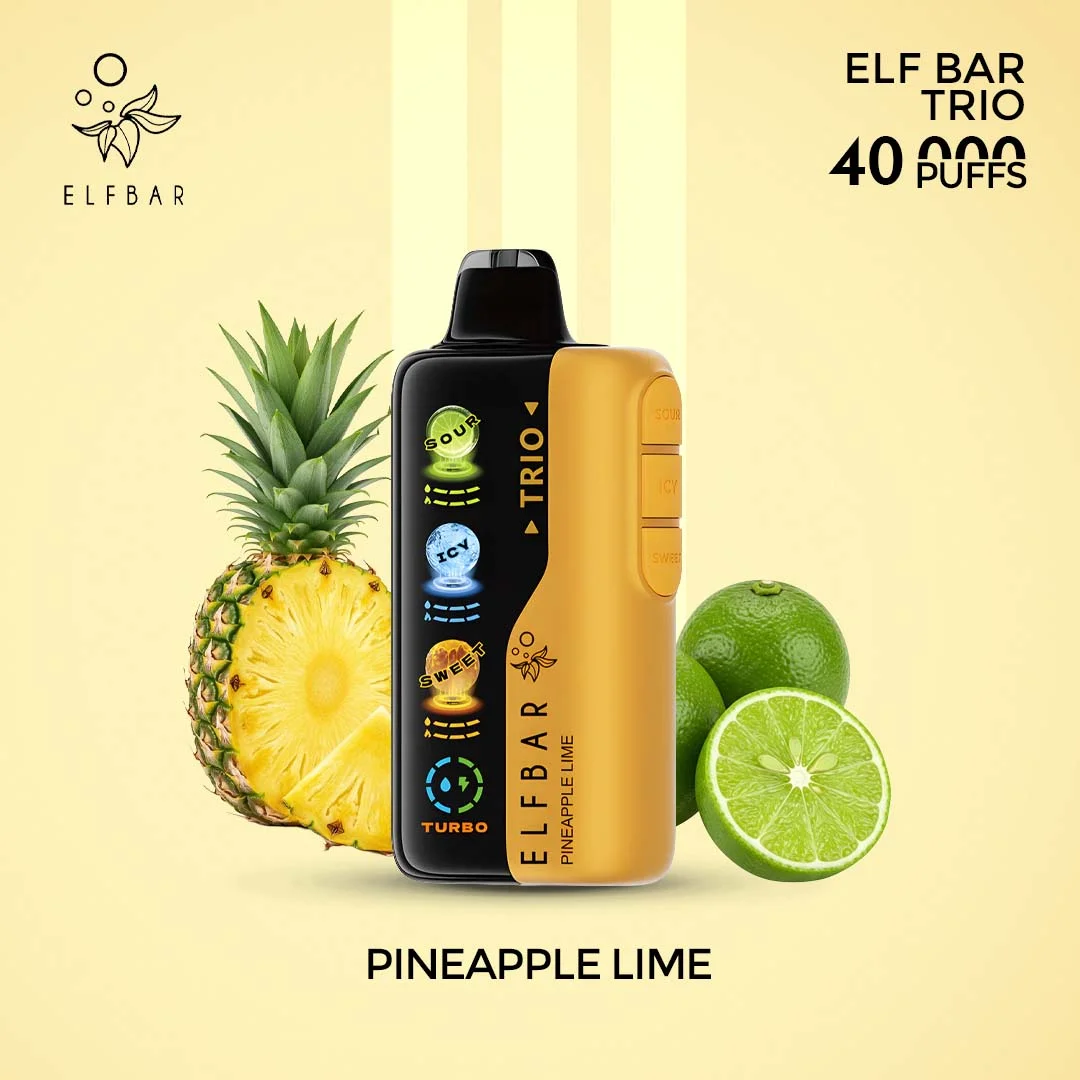 Elf Bar - Pineapple Lime (40000 Puffs - Trio - 5ml/15ml)
