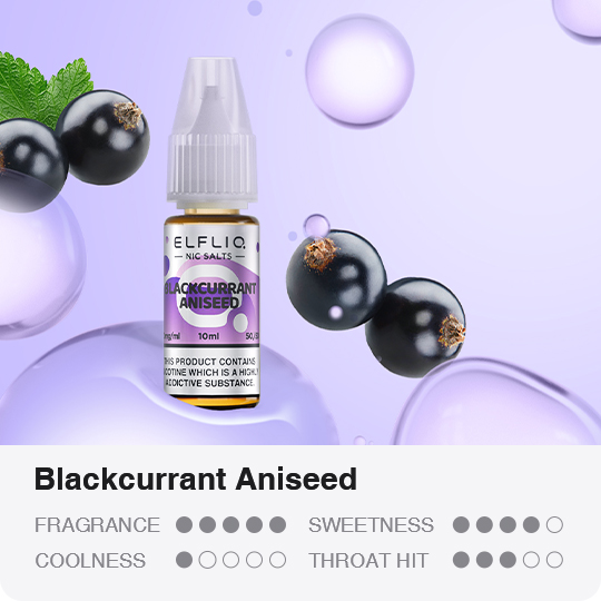 ELFLIQ - Blackcurrant Anised (5% nic - 30ml)