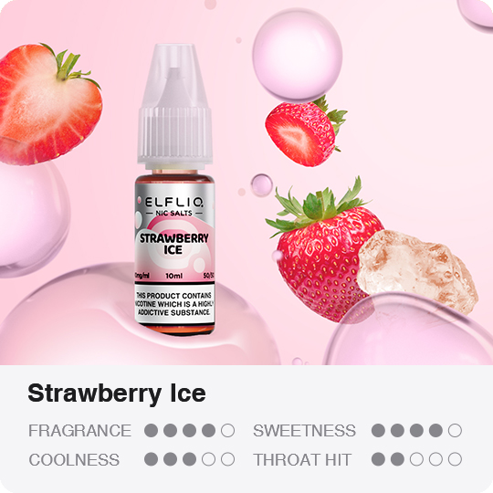 ELFLIQ - Strawberry Ice (5% nic - 30ml)