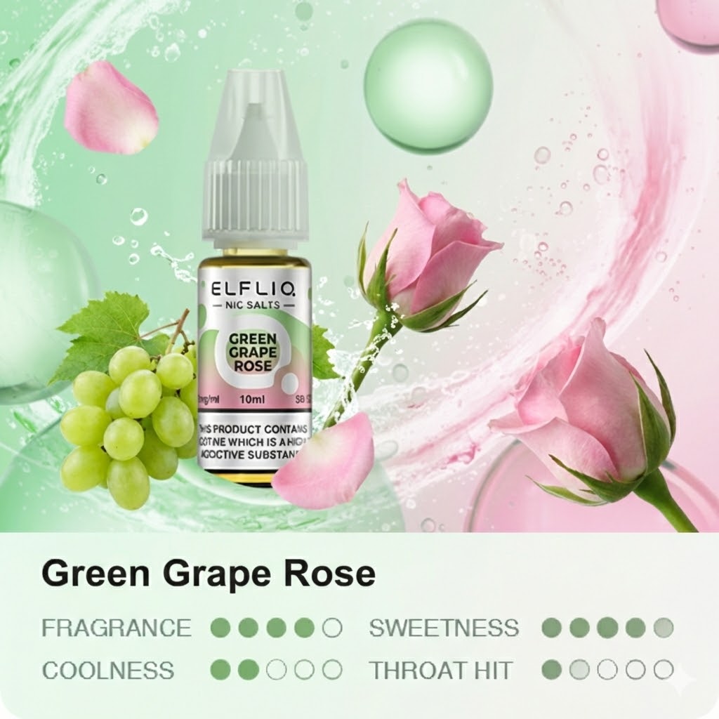 ELFLIQ - Green Grape Rose (5% nic - 30ml)