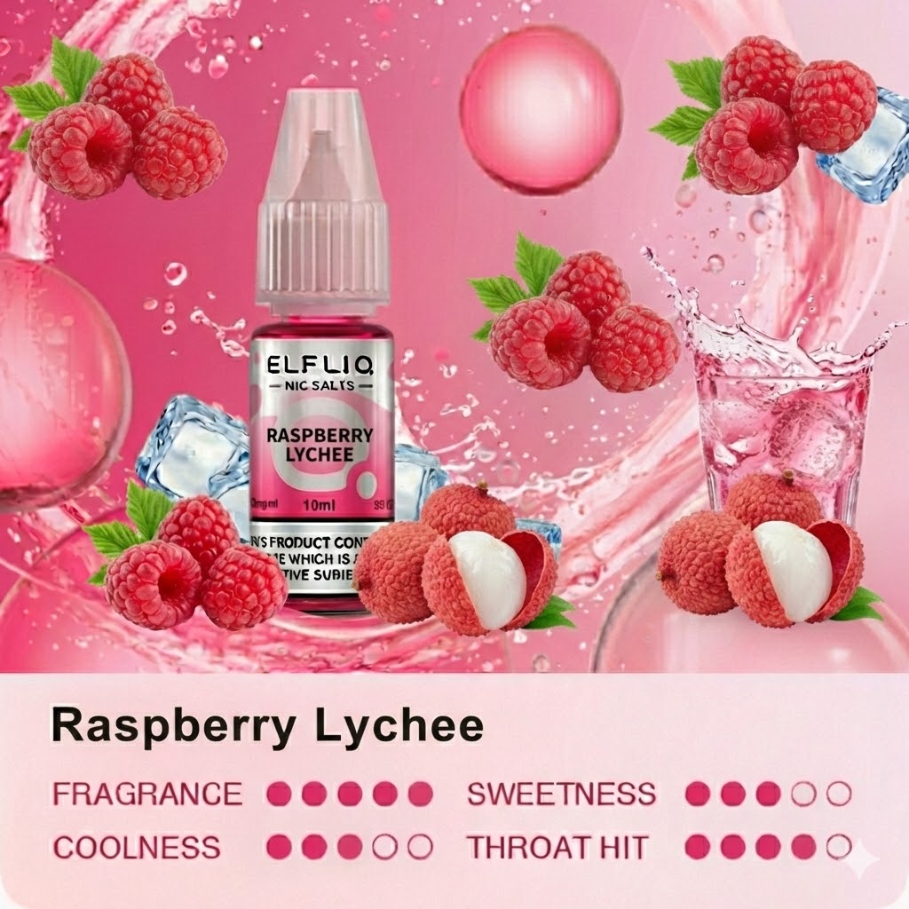 ELFLIQ - Raspberry Lychee (5% nic - 30ml)