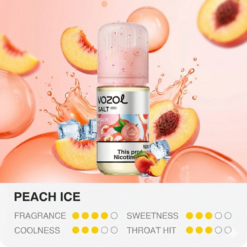 Vozol - Peach Ice (5% nic - 30ml)