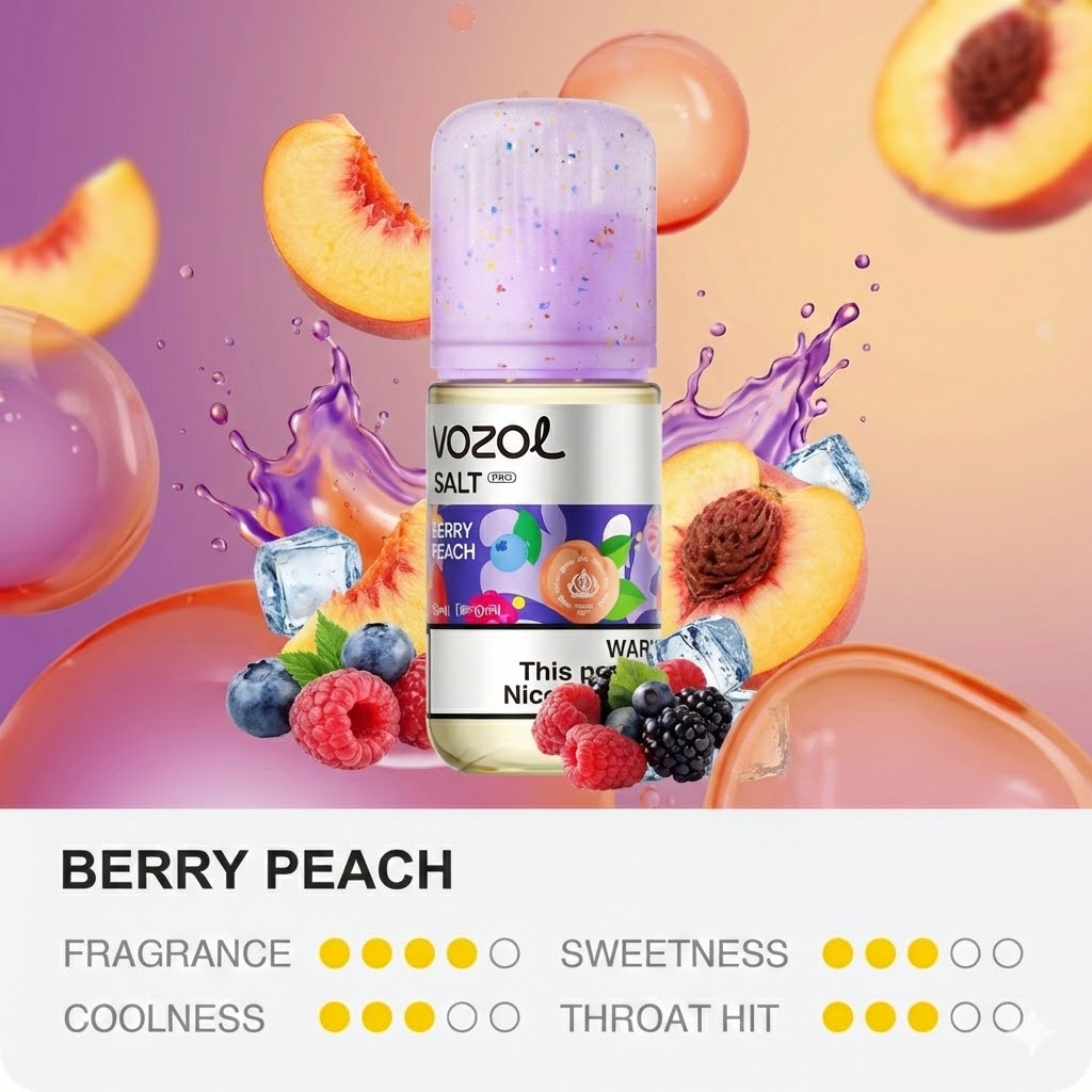 Vozol - Berry Peach (5% nic - 30ml)