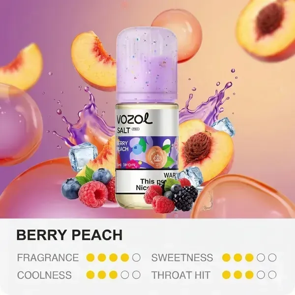 Vozol - Berry Peach (5% nic - 30ml)