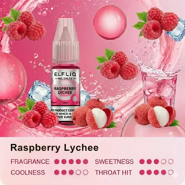 ELFLIQ - Raspberry Lychee (5% nic - 30ml)