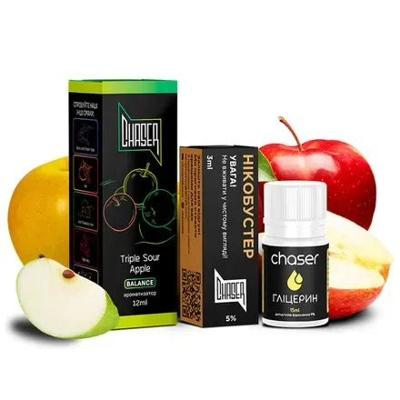 Chaser - Triple Sour Apple (5% nic - 30ml - Black)