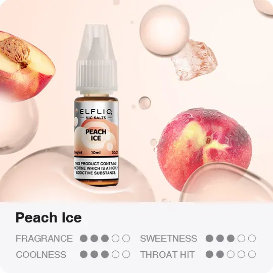 ELFLIQ - Peach Ice (5% nic - 30ml)