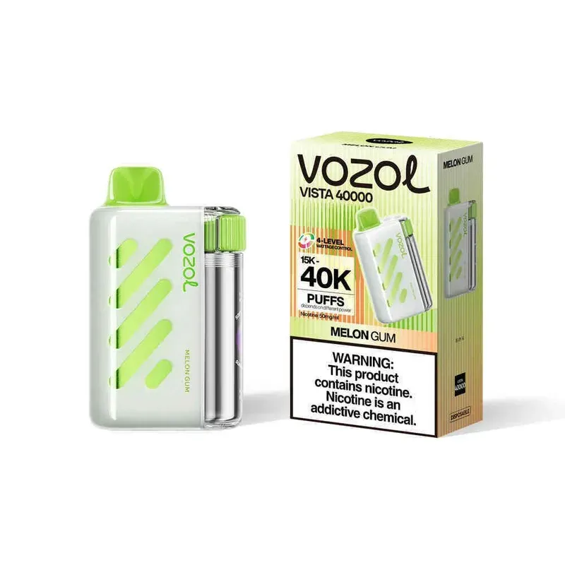 Vozol - Melon Gum (40000 Puffs - Vista - 5ml/15ml)