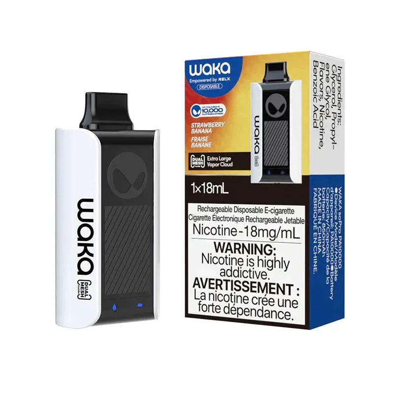 Waka - Strawberry Banana (10000 Puffs)