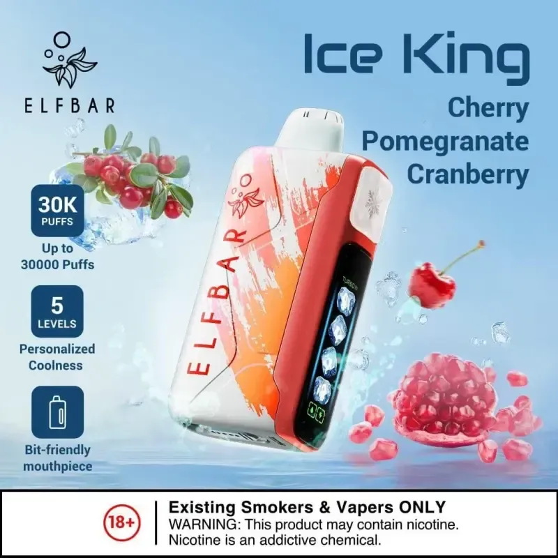 Elf Bar - Cherry Pomegranate Cranberry (30000 - Ice King)