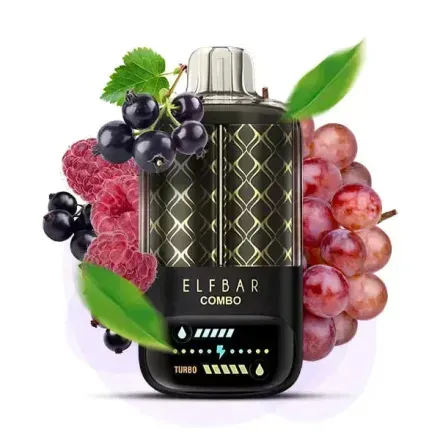 Elf Bar - Blackcurrant Raspberry & Grape (25000 - Combo)