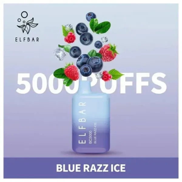 Elf Bar - Blue Razz Ice (5000 Puffs)