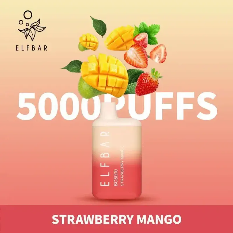 Elf Bar - Strawberry Mango (5000 Puffs)