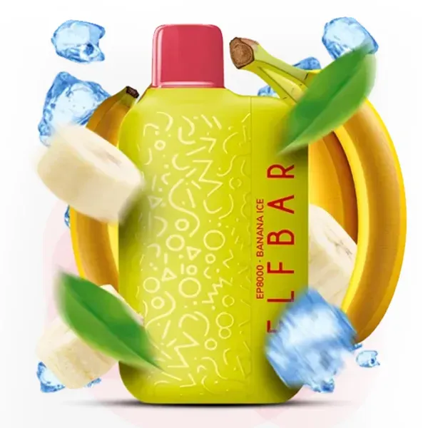 Elf Bar - Banana Ice (8000 Puffs)