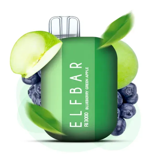 Elf Bar - Blueberry Green Apple (3000 Puffs)