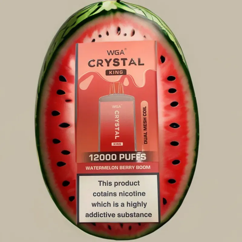 WGA Crystal - Watermelon Berry Boom (12000 Puffs)