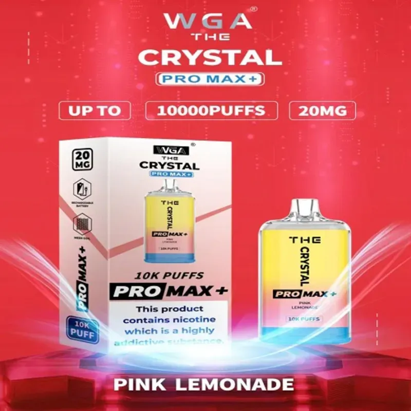 WGA Crystal - Pink Lemonade (10000 Puffs)