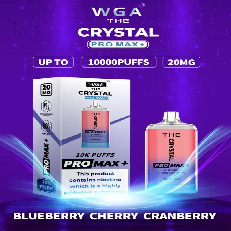 WGA Crystal - Blueberry Cherry Cranberry (10000 Puffs)