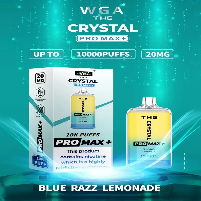 WGA Crystal - Blue Razz Lemonade (10000 Puffs)