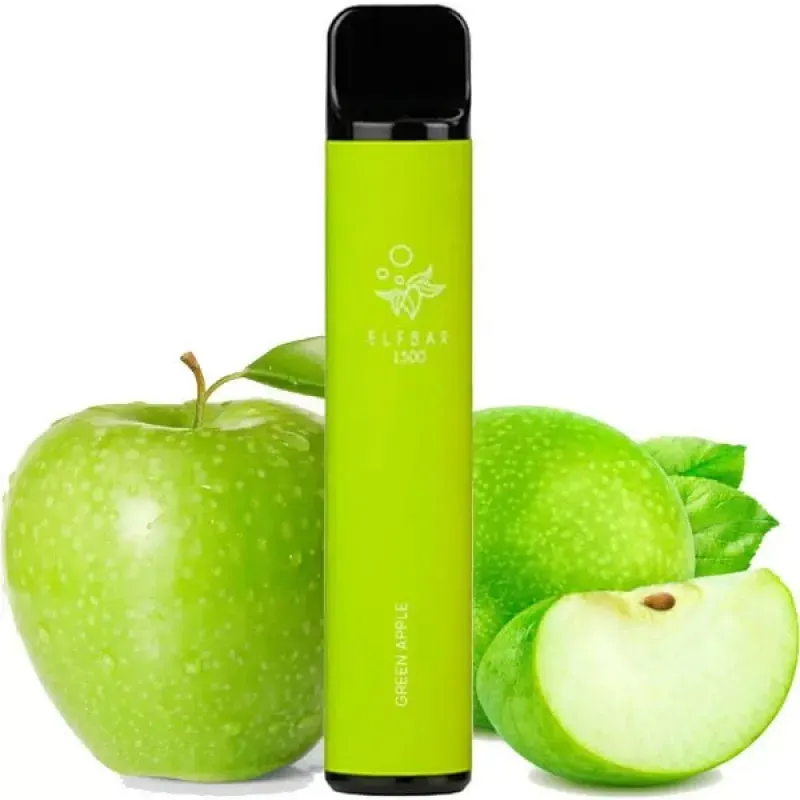 Elf Bar - Green Apple (1500 Puffs - Mono)
