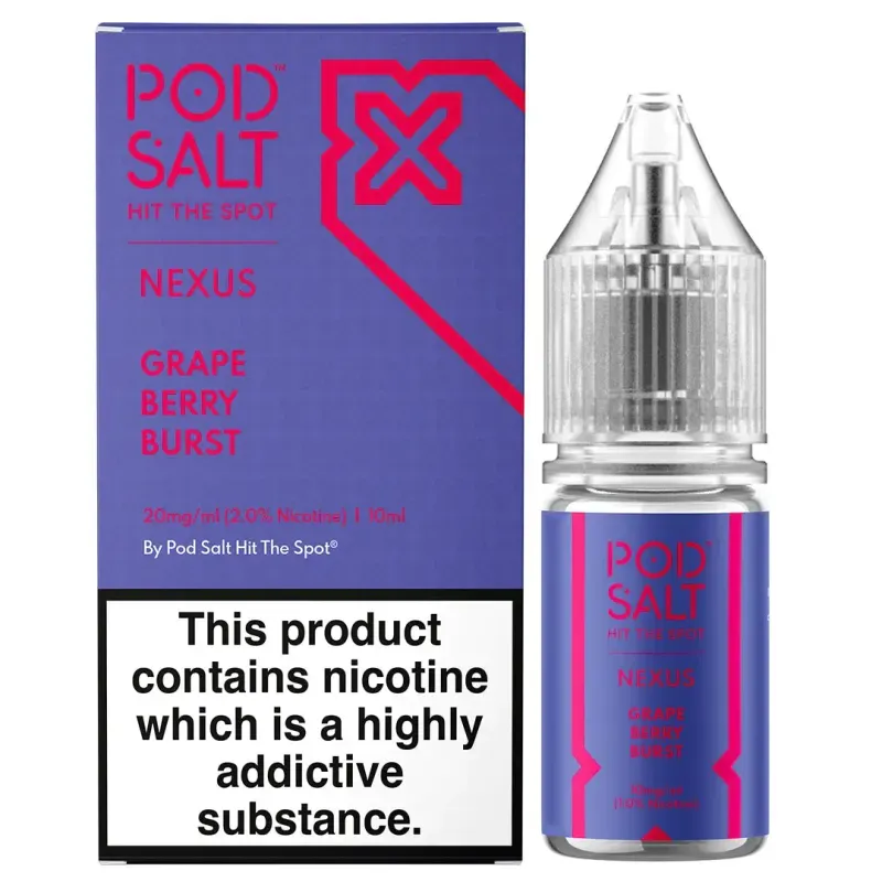 Pod Salt - Grape Berry Burst (Fusion - 10ml)